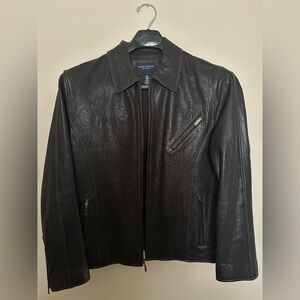 Daniel Cremieux Black Leather Jacket